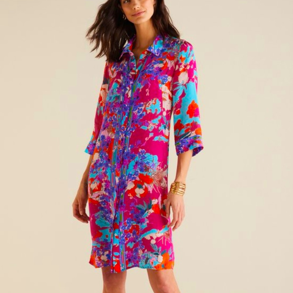 Spring floral dress
